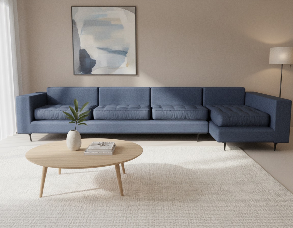 Photorealistic AI render of the same customized product in a room